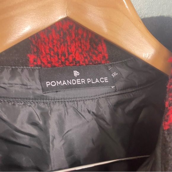 Pomander Place Buffalo Plaid Red Black Shacket Sz‎ XXL - Picture 2 of 6